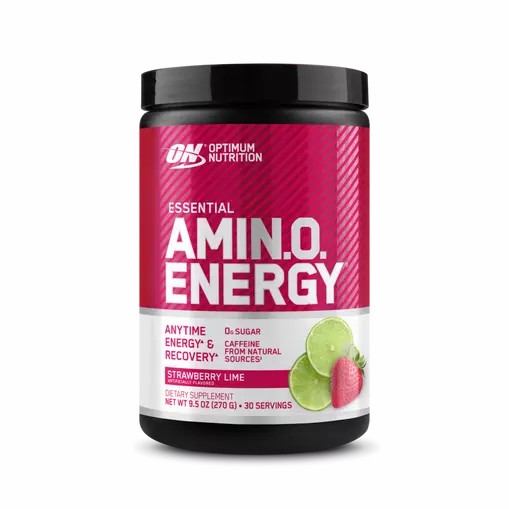 Optimum Nutrition ESSENTIAL AMIN.O. ENERGY® Strawberry Lime 0.6 lb (30 Servings) Hrvatska | 03LVNMWOZ