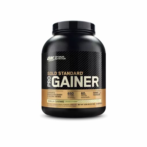 Optimum Nutrition GOLD STANDARD® Pro Gainer Vanilla Custard 5.09 lb (14 Servings) Hrvatska | 64YQLUODP