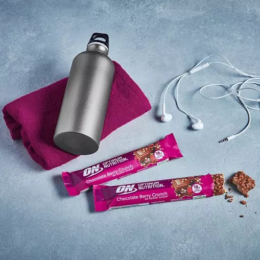 Optimum Nutrition Protein Bar Chocolate Berry Crunch 720 grams (12 Bars) Hrvatska | 85RBGMZNA