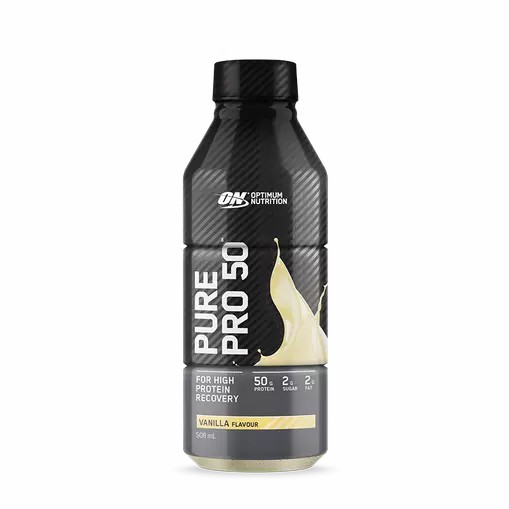 Optimum Nutrition Pure Pro 50 Vanilla 508ml (12 bottles) Hrvatska | 20EZGMONK